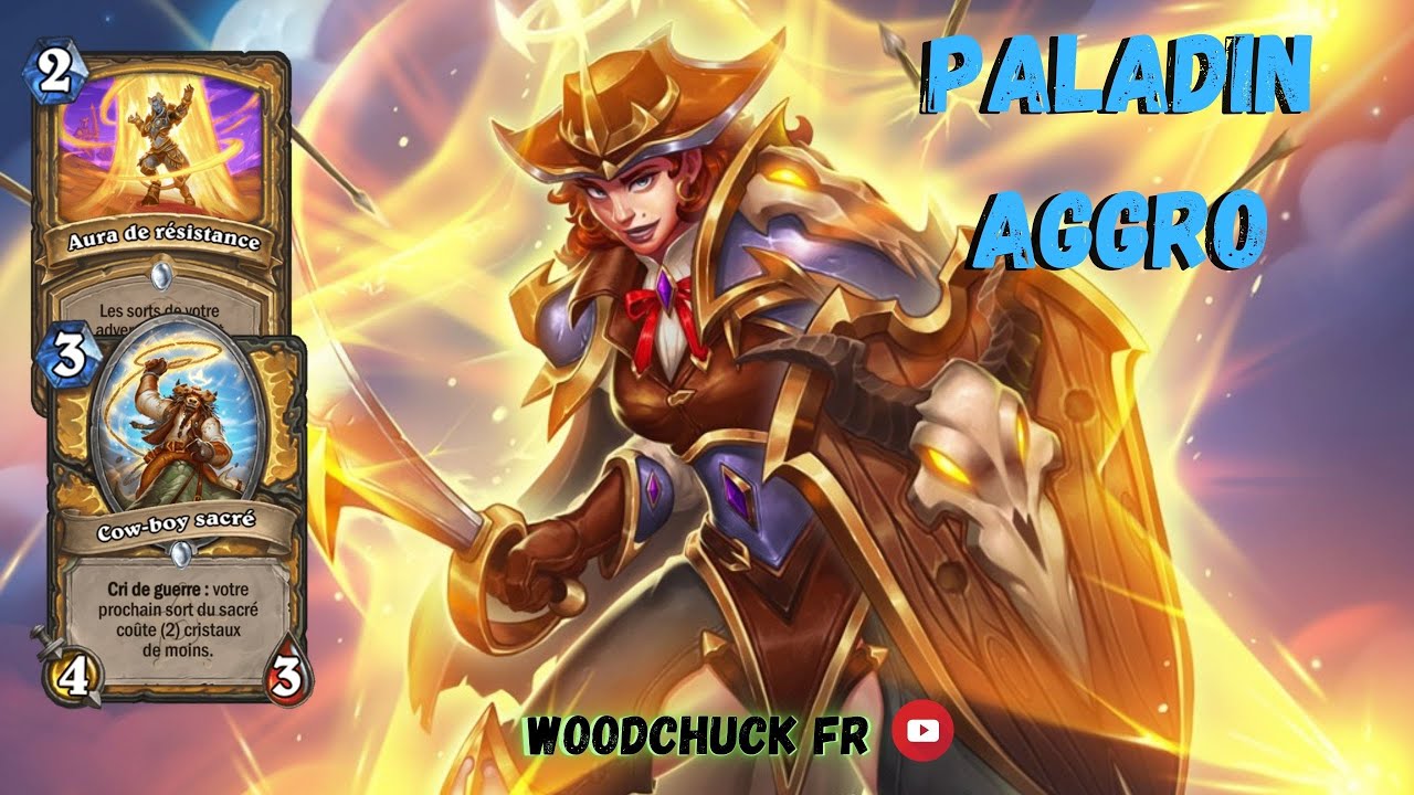 Hearthstone Paladin Aggro (counter le Démoniste) Woodchuck YouTube