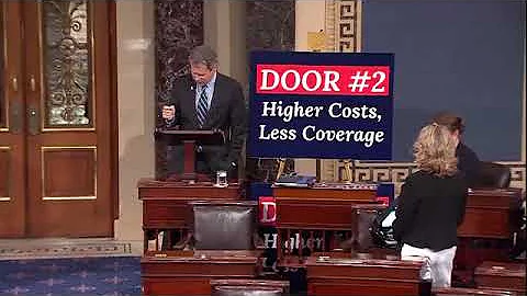 Sen. Sherrod Brown takes to Senate floor to blast to blast vote to take healthcare away from O...