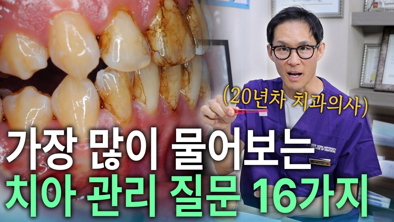 치과 자주 오기 싫으신 분 필수 시청