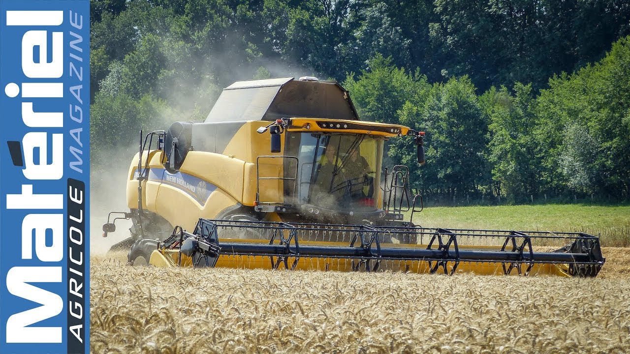 Essai De La Moissonneuse New Holland Cx8 80 Youtube
