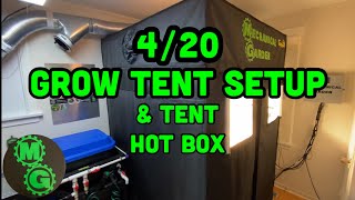 Grow Tent Setup - A Final Look at the Mechanical Garden Gorilla Grow Tent 5x5