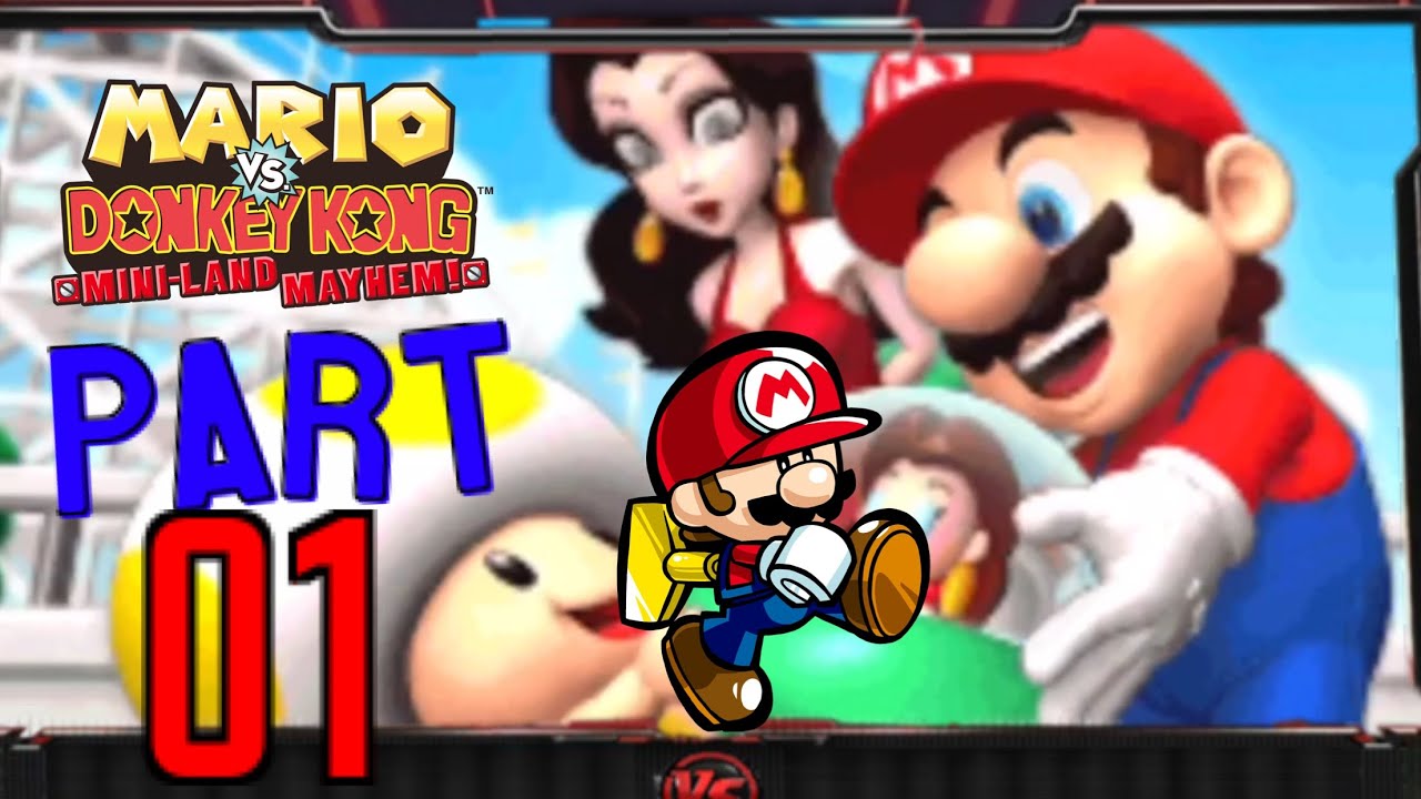 Mario vs Donkey Kong MiniLand Mayhem Part One (DS Emulator) YouTube