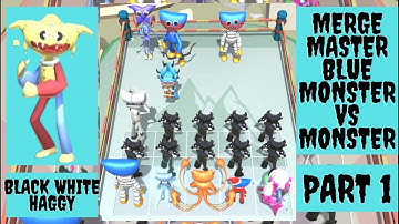 Merge Master Blue Monster V/s Monster | Level 1 - 10 | Gameplay #1