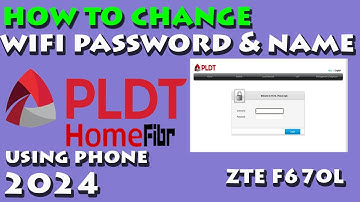 HOW TO CHANGE WIFI PASSWORD ON PLDT HOME FIBR ZTE F670L USING PHONE 2024