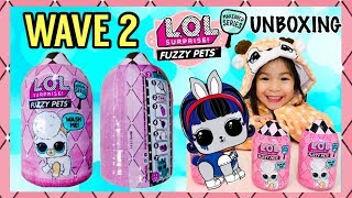 LOL Surprise WAVE 2 Fuzzy Pets Full Unboxing | Hop Heart Found L.O.L Fuzzy Pets Wave 2 Opening