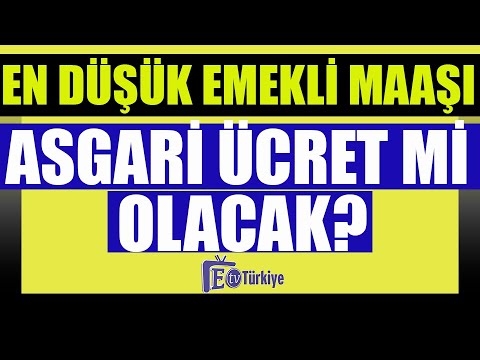 En Düşük Emekli Maaşı Asgari Ücret mi Olacak ? ABO Düzenlenecek mi?