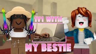 1v1 With My Bestie + HANDCAM MM2