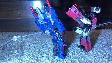 24 FPS Transformers stop motion fight test 2