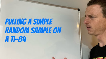 Random Sample Using the Ti-84 Calculator!