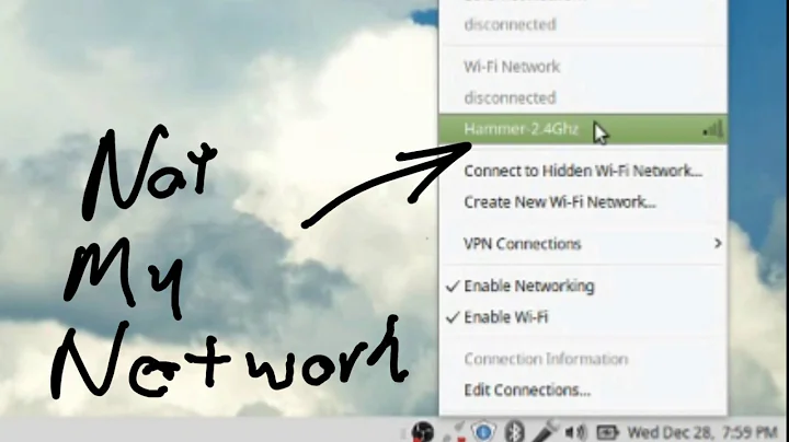 How to restart the network manager in Linux Mint when it won't show all WiFi networks
