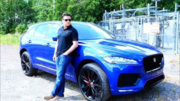 Jaguar F-Pace S 2018 SUV 380HP Review RARE Caesium Blue