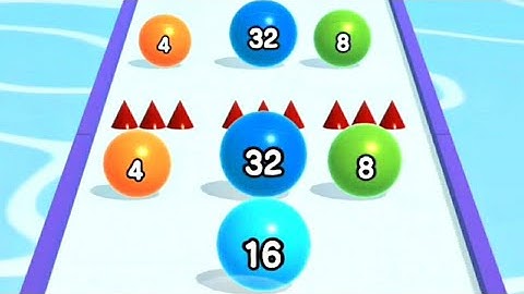 Ball Run 2048 - All level Gameplay Walkthrough Android iOS part 16