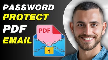 How To Password Protect A PDF File In Email | PDF Password