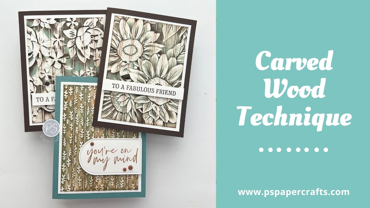 Как сделать открытку, используя технику резьбы по дереву.