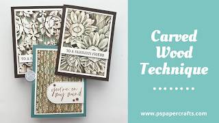 How to make a card using the Carved Wood Technique
In this video Ill show you how to create beautiful cards using the Carved Wood Technique. You can get a Project Sheet with the measurements and instructions along with pictures and shop for these products on my Online Store - links below.
LINK TO PROJECT SHEET with pictures, measurements and instructions:
https://s3-us-west-2.amazonaws.com/mystampinblog/Users/0c40565a-25b3-44e8-a0d2-08ab1bf42b6a/Supplies/236d4394-b81a-4485-9974-77d57cbb5553.pdf?v=1769800164747
LINK TO ONLINE STORE:
https://www.stampinup.com?demoid=2173510
LINK TO BLOG POST:
https://www.pspapercrafts.com/blog/carved-wood-technique
SIGN UP TO RECEIVE EMAILS FROM ME:
https://lp.constantcontactpages.com/sl/JRnFuPo
LINK TO PURCHASE TUTORIALS:
https://www.pspapercrafts.com/tutorials
SOCIAL LINKS:
FACEBOOK: https://www.facebook.com/pspapercrafts
PINTEREST: https://www.pinterest.com/pattidolan44/
INSTAGRAM: http://instagram.com/pspapercrafts
#cardmaking #pspapercrafts #handmadecards #stampinup #papercraft #stamping How to make a card using the Carved Wood Technique