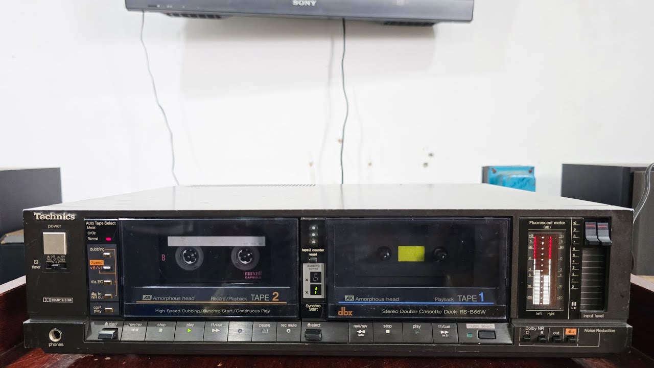 TECHNICS Stereo Double Cassette Deck RS-B66W/For Sale/Infinity