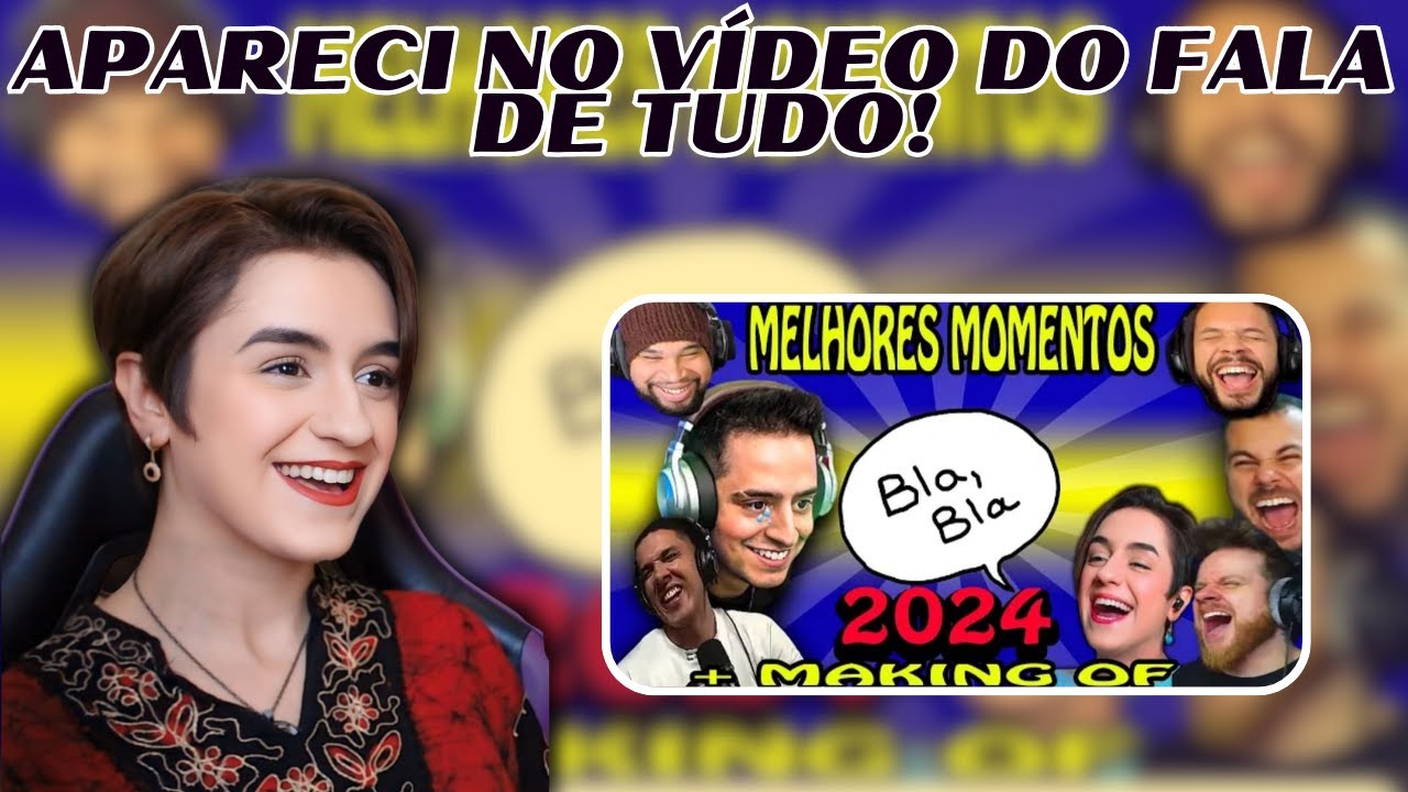 REACT - 🔴 Melhores Momentos 2024! Ft. Reacters (Coringa, Hudson, etc) + MAKING OF! (Fala de tudo)