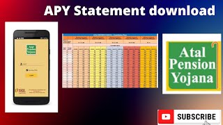 How to download Atal pension yojana app and statement / APY app and statement kemiti kariba in odia screenshot 1