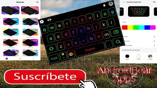 Teclado Led Keyboard •|• Fabuloso teclado para tu android (link de la aplicación en la descripción) screenshot 5