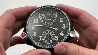 Achh 1 Mchz Ussr Soviet Military Airforce Aircraft 5 Days Pit Clock