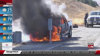 Good Samaritan jumps in to fight growing grass fire in San Jose screenshot 4