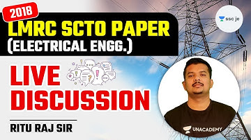 LMRC SCTO Paper 2018 Electrical Engineering Live Discussion by Rituraj | Day-2
