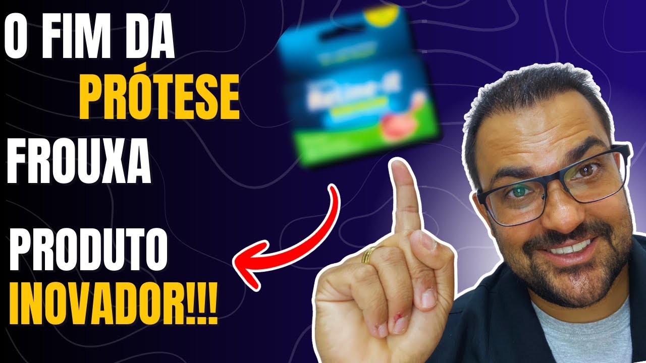 Prótese FROUXA? A SOLUÇÃO DEFINITIVA | PRODUTO INOVADOR | Dentista Explica