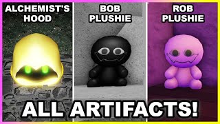 All 3 Artifact Locations (Alchemist's Hood, Rob Plushie, Bob Plushie) in SLAP BATTLES! [ROBLOX]