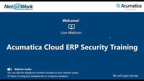 How to Configure User Security in Acumatica Cloud ERP