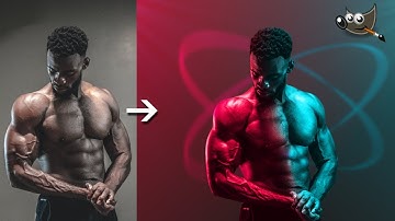 Dual Lighting Effect | GIMP Tutorial