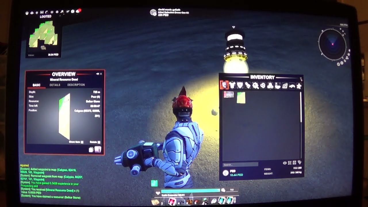 MongoTV_21700 - Entropia Universe - 2025 - Part 190 - Day 12 - Late Monday Evening Desert Mining