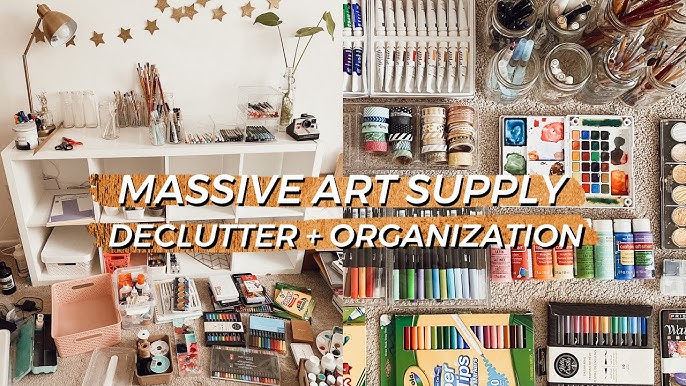 Art Cart Organization  Organize Art Supplies — Organize Nashville