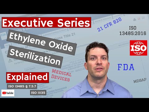 Ethylene Oxide Sterilization § ISO 7.5.7 (Executive Series #84)