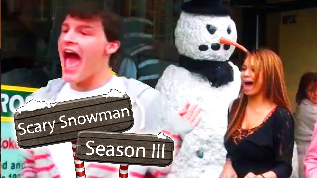 kim paolucci Scary Snowman Hidden Camera Prank US Tour 2013 (31 Minutes)