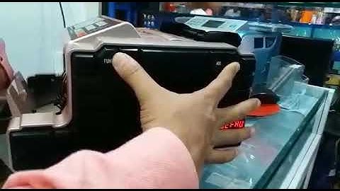 Fault and finding  value counting machine