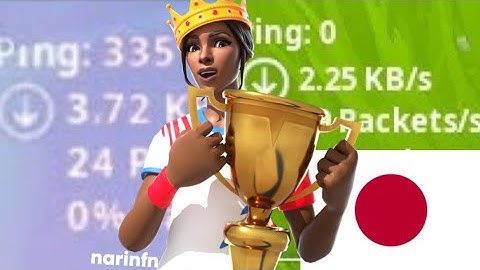 I moved to Japan for 0 ping (crazy results) ft. New Fortnite season