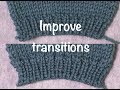 Refining the Transition from Ribbing to Stockinette // Technique Tuesday