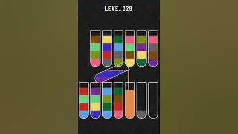 Water Sort Puzzle Level 329 Walkthrough Solution Android/iOS 💦