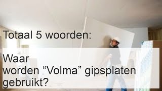 Gipsplaat Volma Gkl-Certificaat, Vochtbestendig, 2500X1200X12.5Mm. 98 Characters