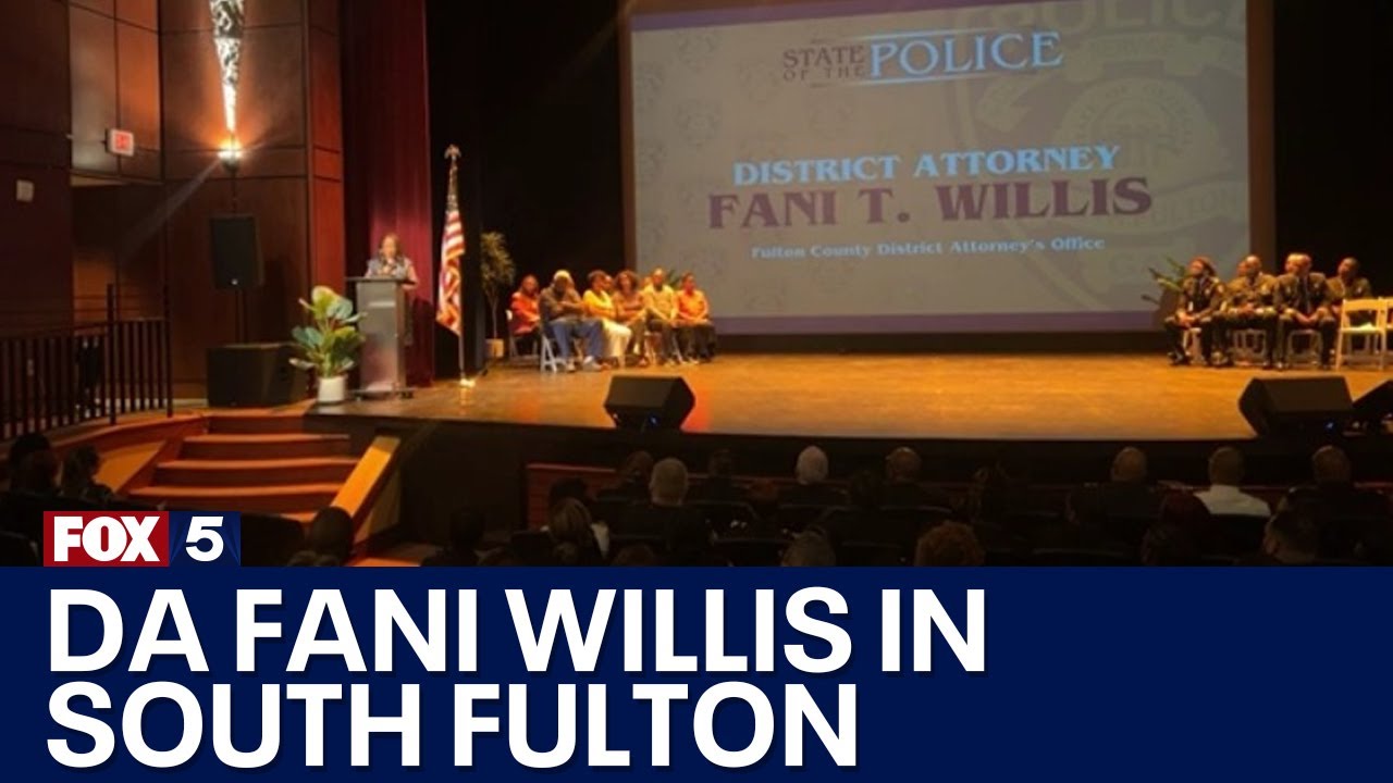 RAW: Fulton DA Fani Willis speaks in South Fulton | FOX 5 News - YouTube