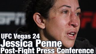 Famous Jessica Penne: Emotional after Fighting again in 4 years | UFC Vegas 24 Post Wealth