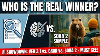 WHO IS THE REAL WINNER? Veo 3.1 vs Grok Imagine vs Sora 2 (Head-to-Head Battle)