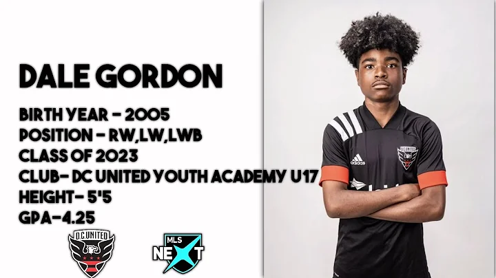 Dale Gordon - DC. United Youth Academy - Class of ...