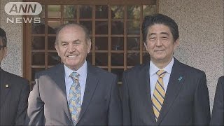 安倍総理G20開催地に到着　テロ対策が中心議題に(15/11/15)