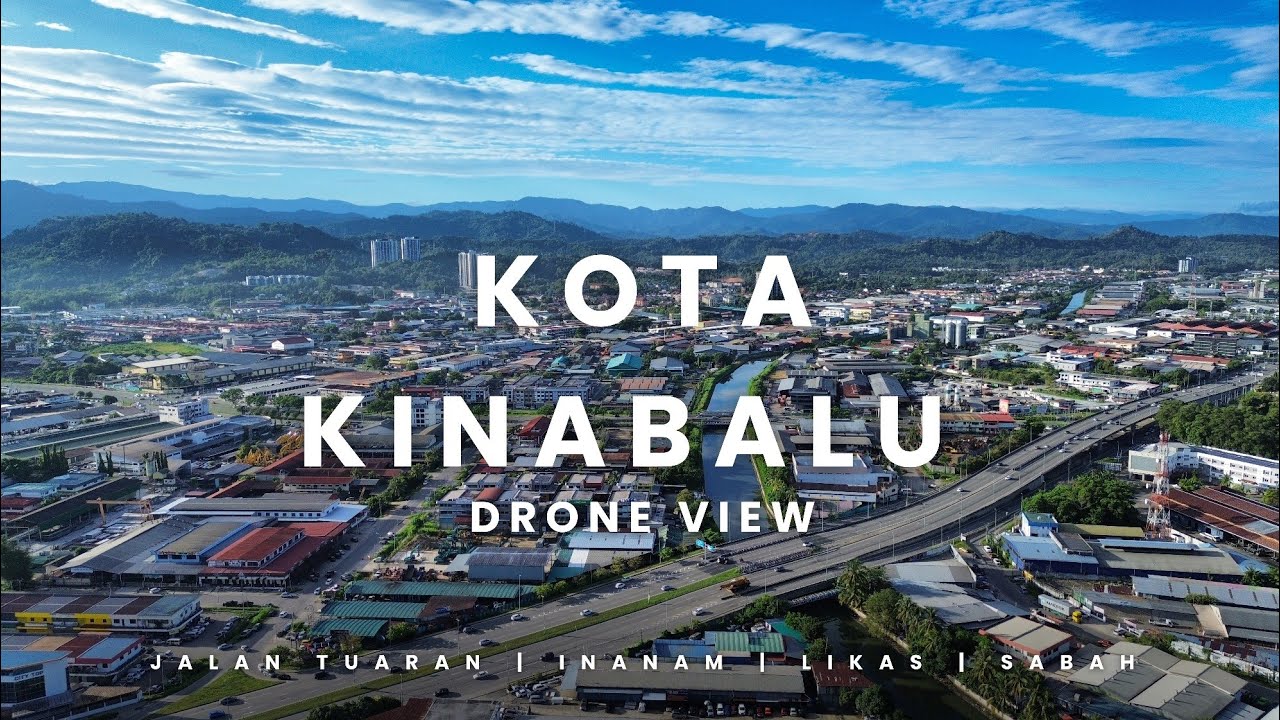 Flying Over Likas to Inanam - Scenic Sabah Views