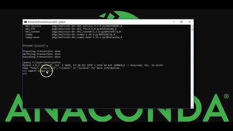 2. Install and Uninstall a package using Anacoda - conda (In tamil)