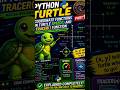 😱 Turtle 🐢 Tutorial 😱 part 9 by @mrpycobra01 Full video link in description 👇👇#turtlepython