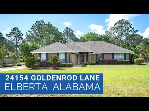 24154 Goldenrod Lane, Elberta, AL home video tour