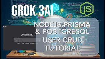 Build a Full-Stack CRUD App with Node.js, Prisma & PostgreSQL using Grok 3 Ai