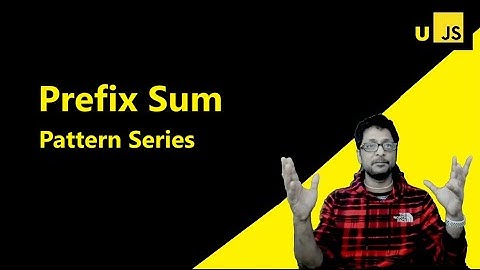 Prefix Sum Pattern